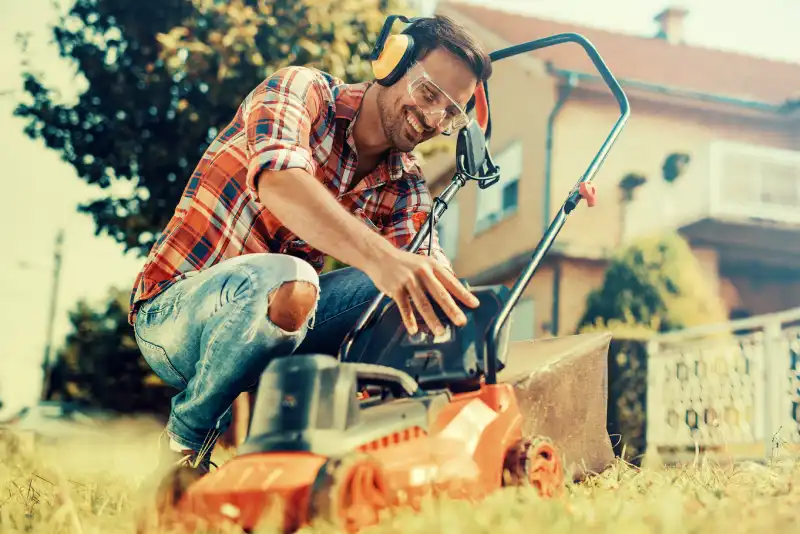 Can you mow wet grass in Woodbridge, ON 